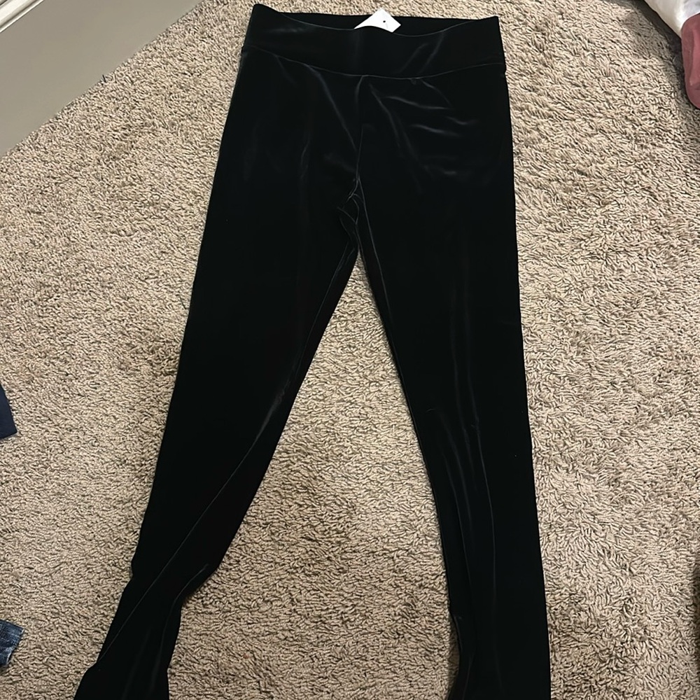 Nwt j crew velvet legging size xs.